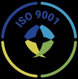 ISO 9001 certification badge